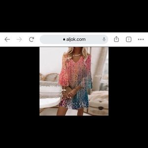 Brand New Silk and Rayon Dress